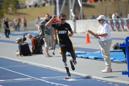 Army track and field team competes