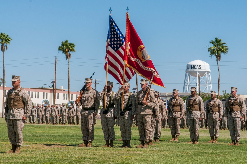 MCAS Yuma Sergeant Major Post and Relief Ceremony