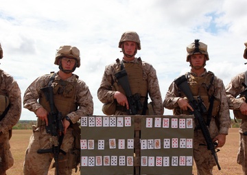 MRF-D Marines keep poker face in competition shoot