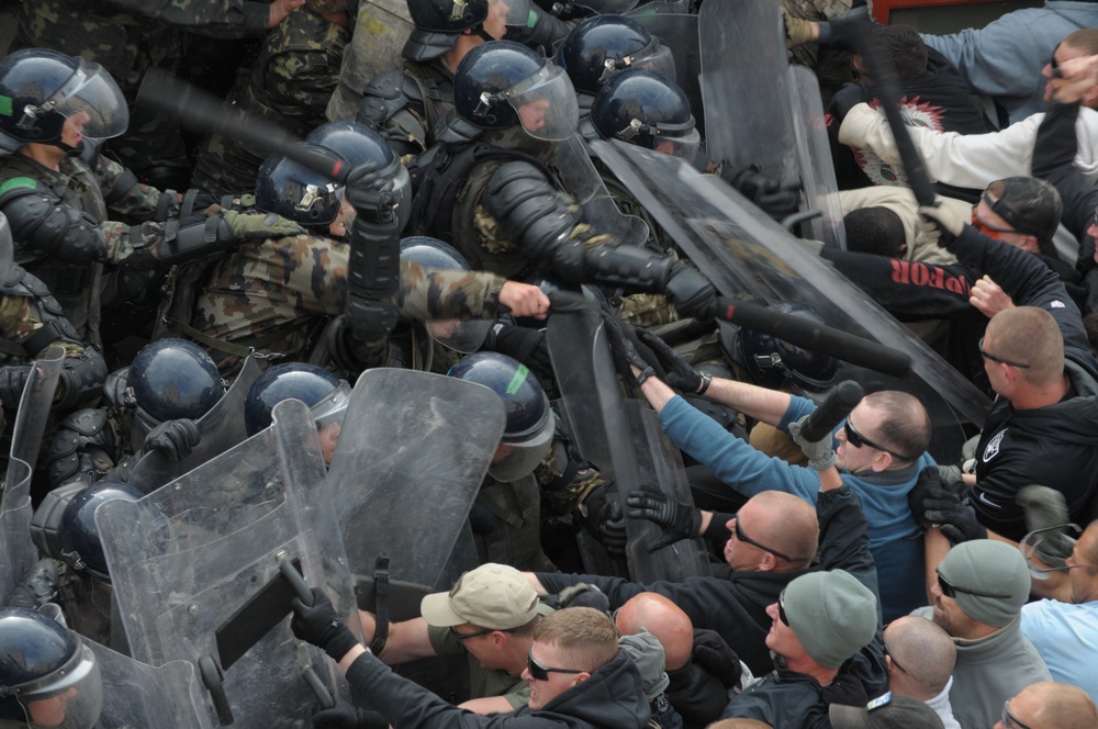 525th Battlefield Surveillance Brigade, Kosovo Force mission rehearsal exercise