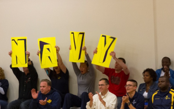 Navy competes in Sitting Volleyball at 2013 Warrior Games