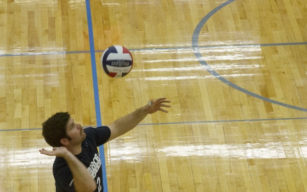 Navy competes in Sitting Volleyball at 2013 Warrior Games