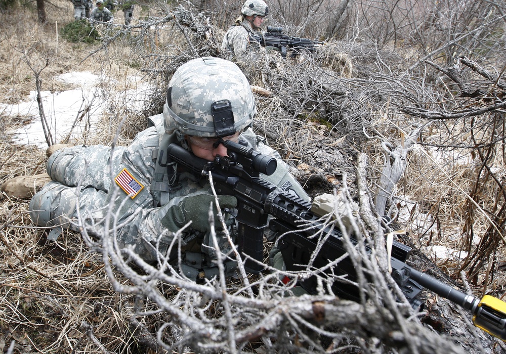 Arctic infantrymen hone combat skills