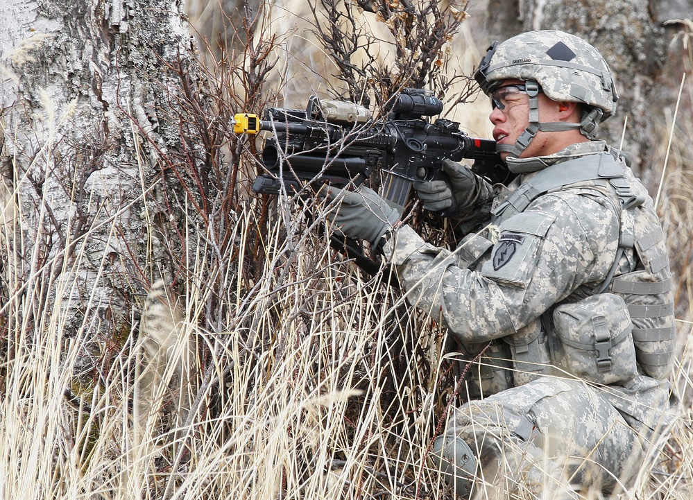 Arctic infantrymen hone combat skills