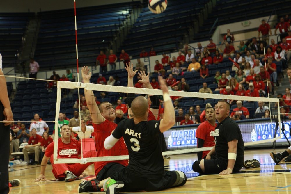 Marines take gold in volleyball at Warrior Games