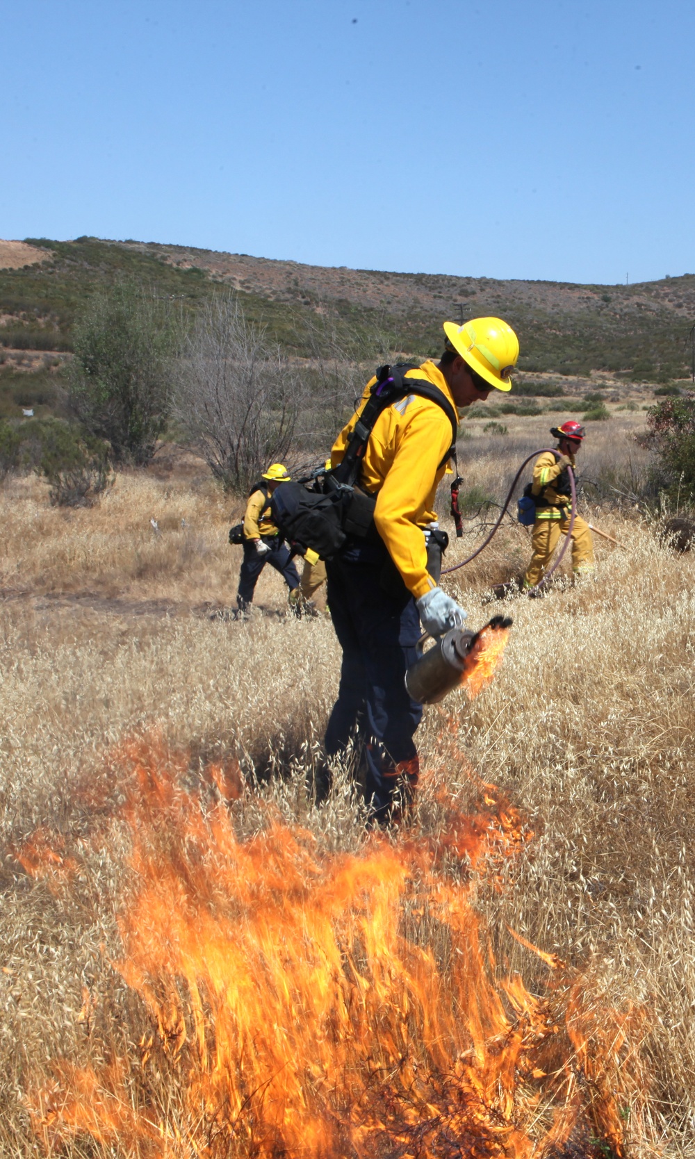 Heat is on for air station wildfire prevention and training