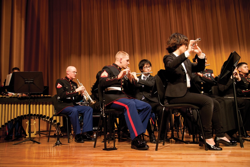 University, III MEF bands share musical talents during concert