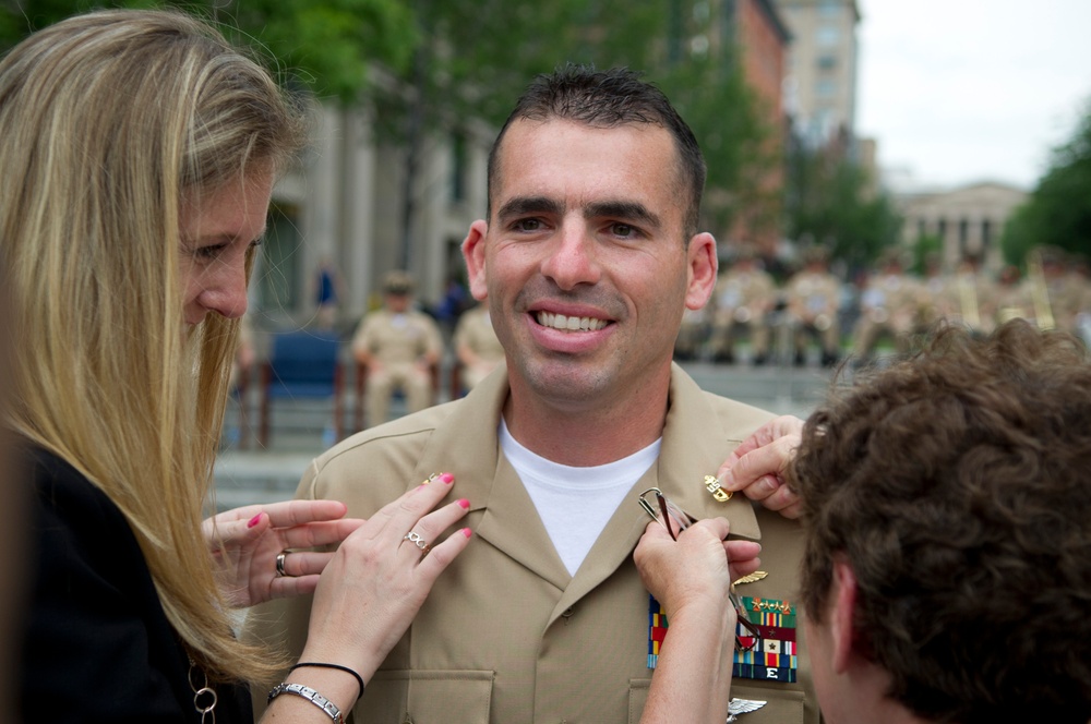 Pinning ceremony