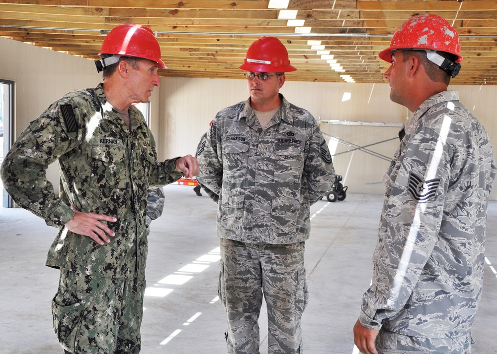 U.S. Southern Command military deputy commander visits New Horizons construction project