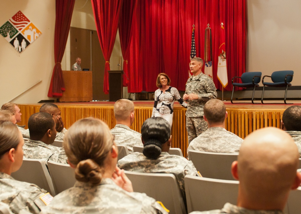 Sergeant major of the Army speaks to Fort Carson soldiers