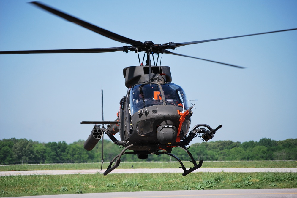 Army commemorates first flight of the OH-58F Kiowa Warrior