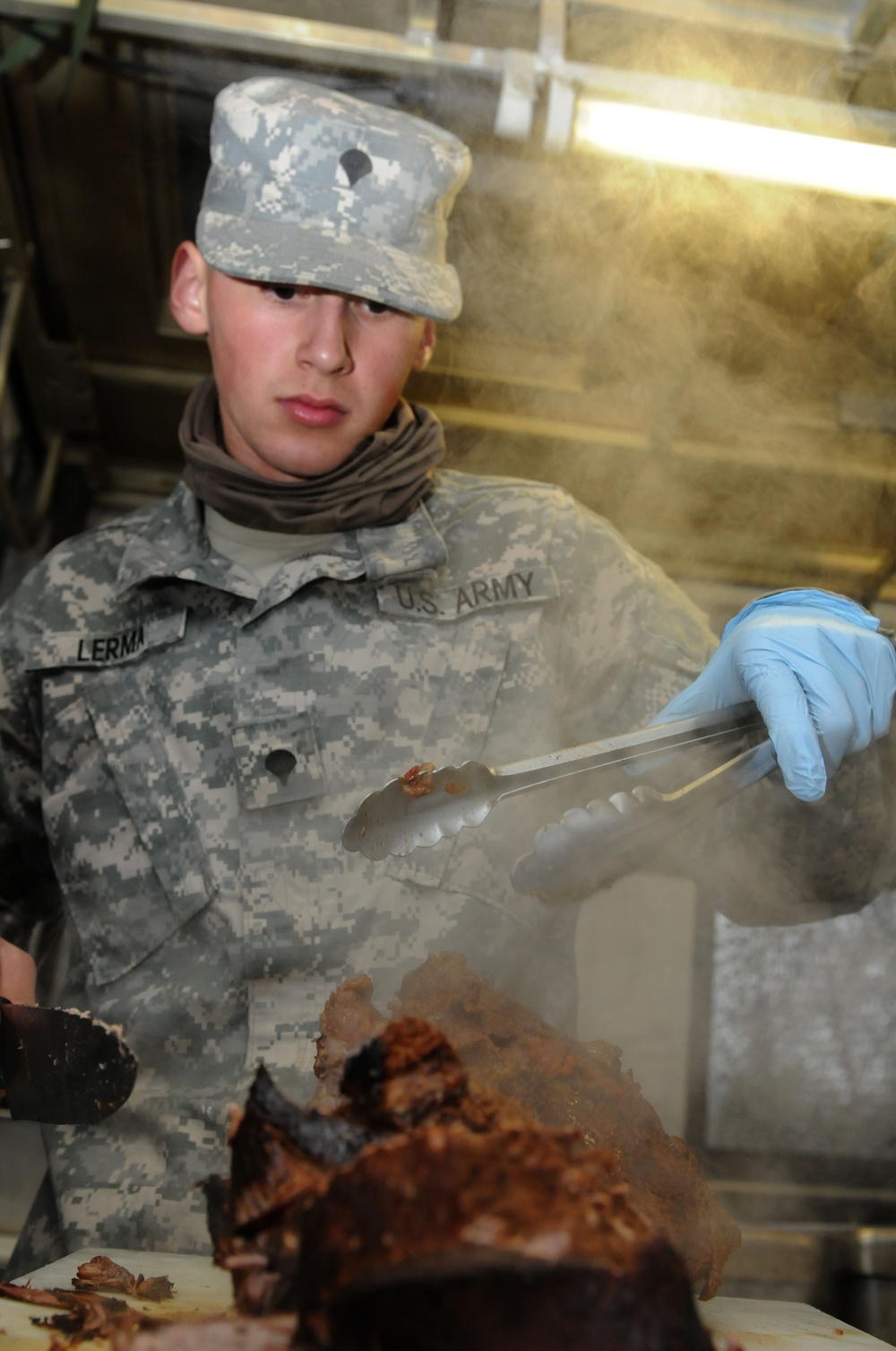 Army Reserve soldiers participate in food service competition