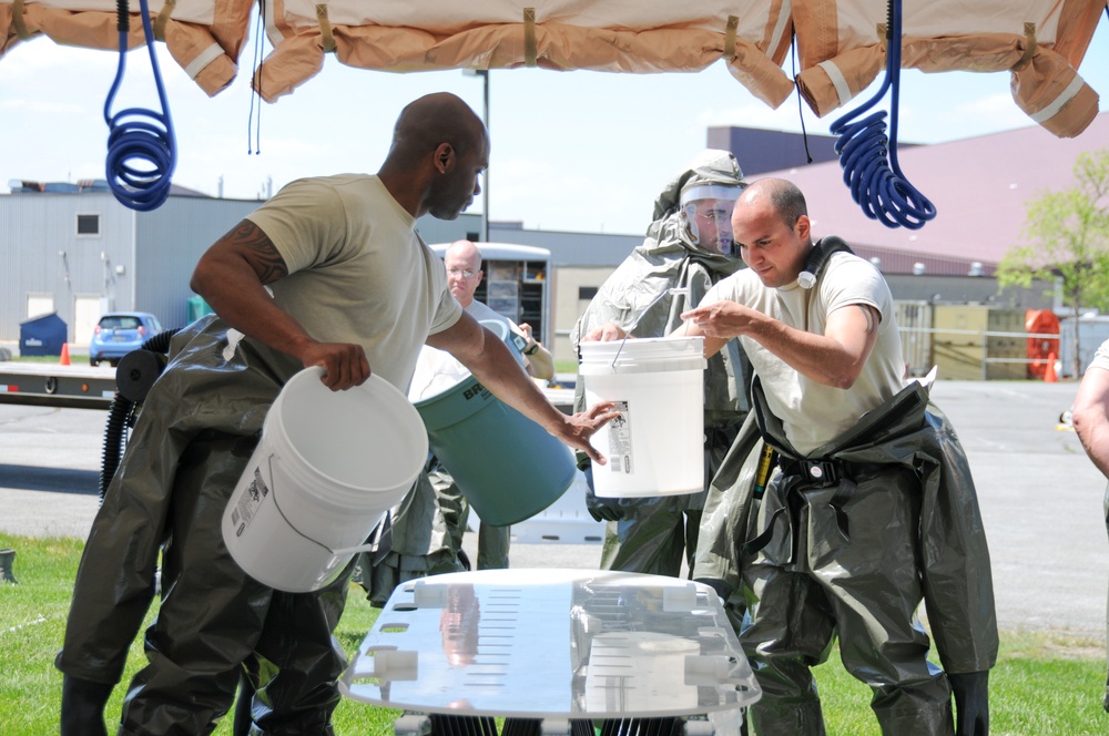 105th Airlift Wing hazmat training