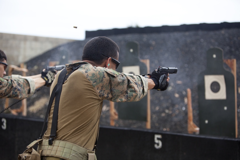 Maintaining marksmanship: Force Recon Marines fire away