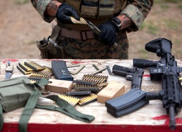 Maintaining marksmanship: Force Recon Marines fire away