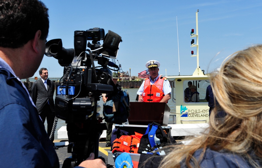 National Safe Boating Week kickoff event in Cleveland