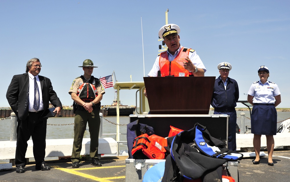 National Safe Boating Week kickoff event in Cleveland