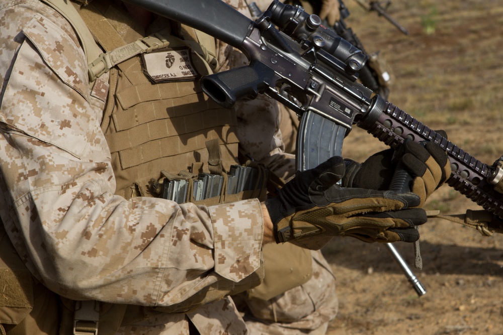 Infantry Marines refine elite combat skills