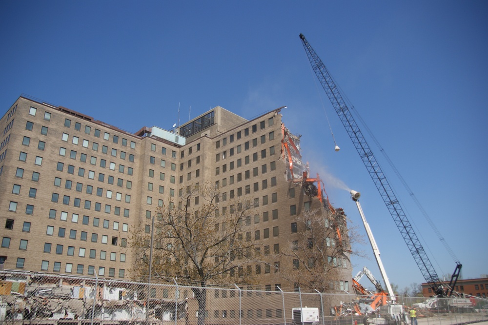 Dvids Images Hospital Building Demolition