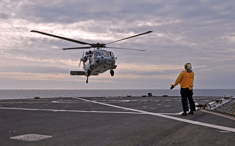 USS Mount Whitney operations