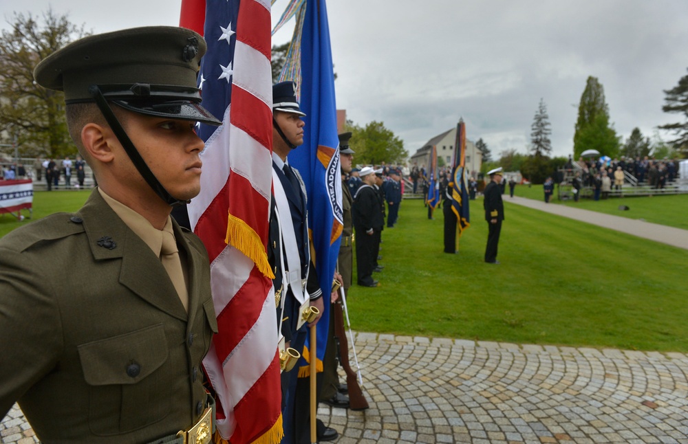 US European Command change of command ceremony
