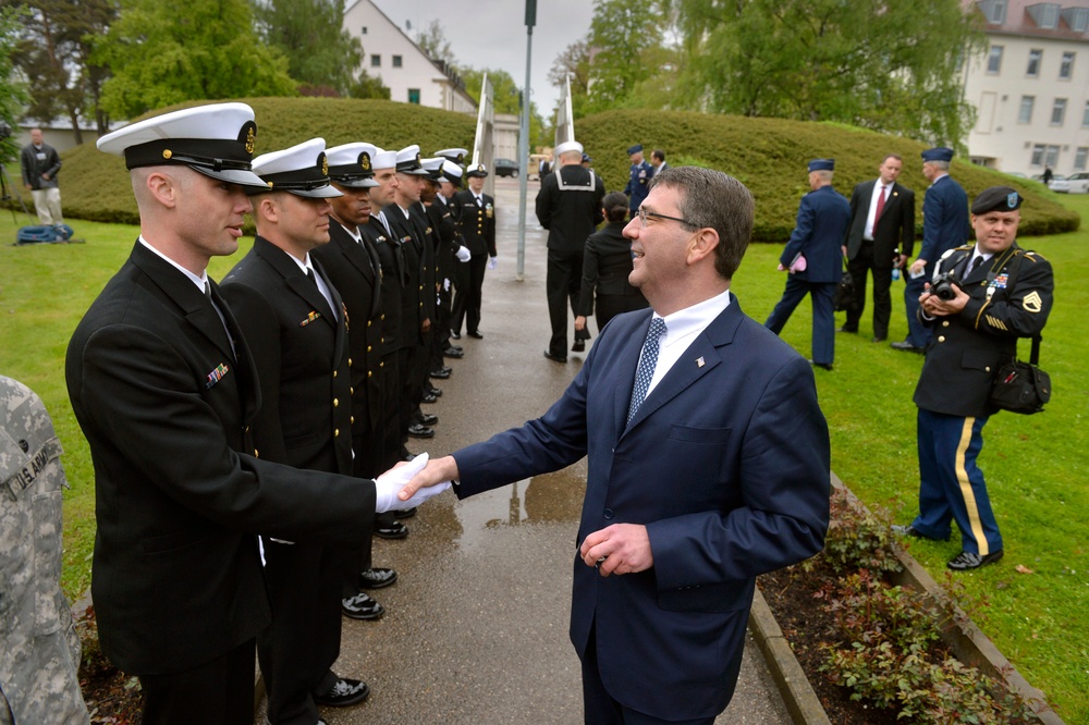 US European Command change of command ceremony