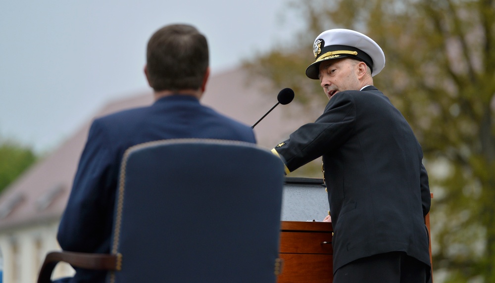 US European Command change of command ceremony