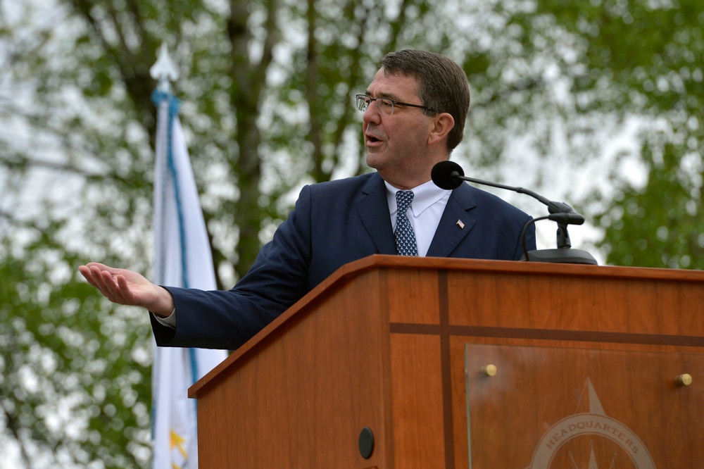 US European Command change of command ceremony