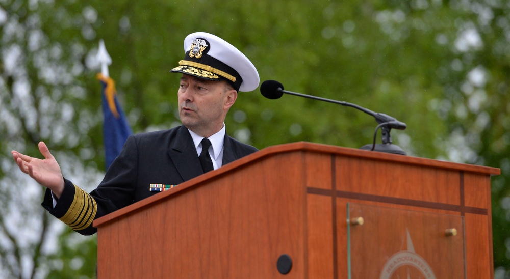 US European Command change of command ceremony