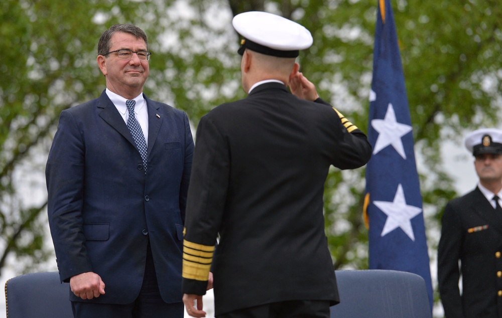 US European Command change of command ceremony