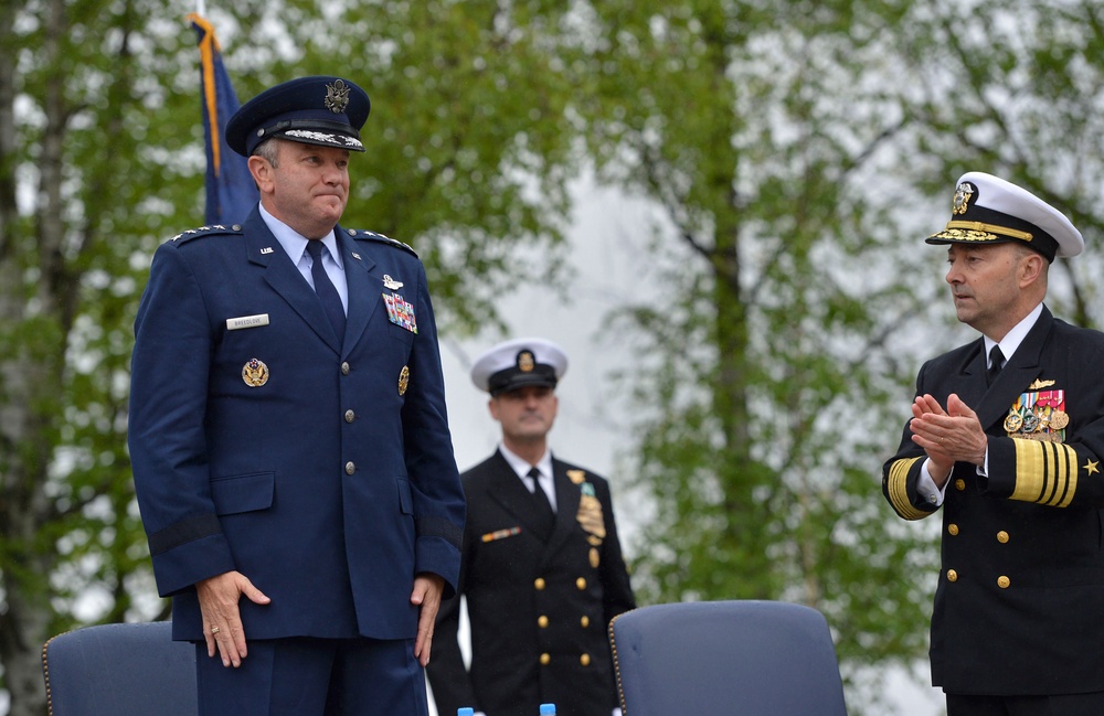 US European Command change of command ceremony