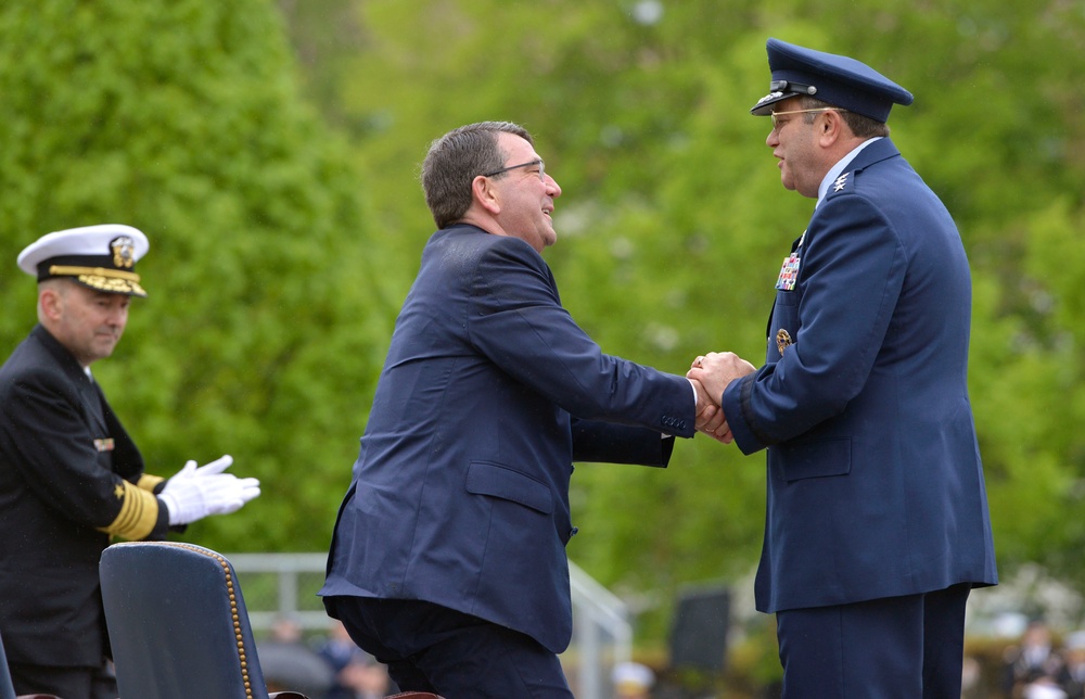 US European Command change of command ceremony