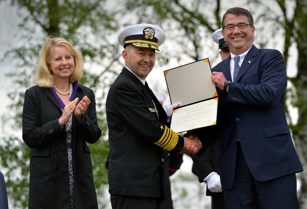 US European Command change of command ceremony