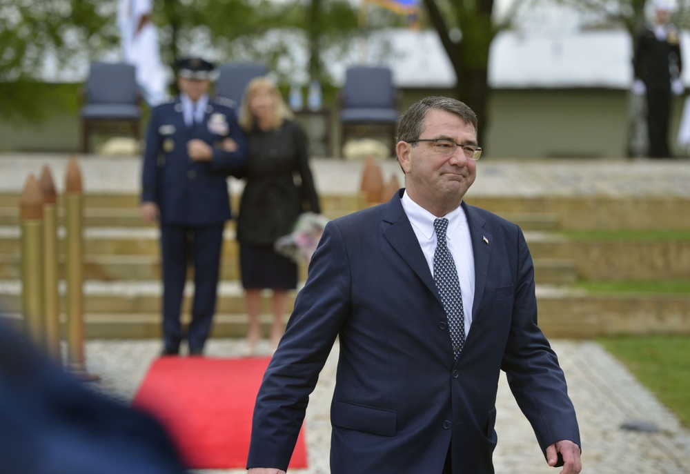 US European Command change of command ceremony