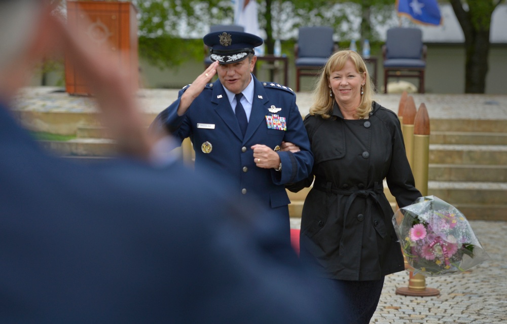 US European Command change of command ceremony