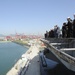USS Nimitz arrives in Busan