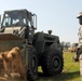 The 'Groundbreakers' clear heavy debris from the road in support of Ardent Sentry