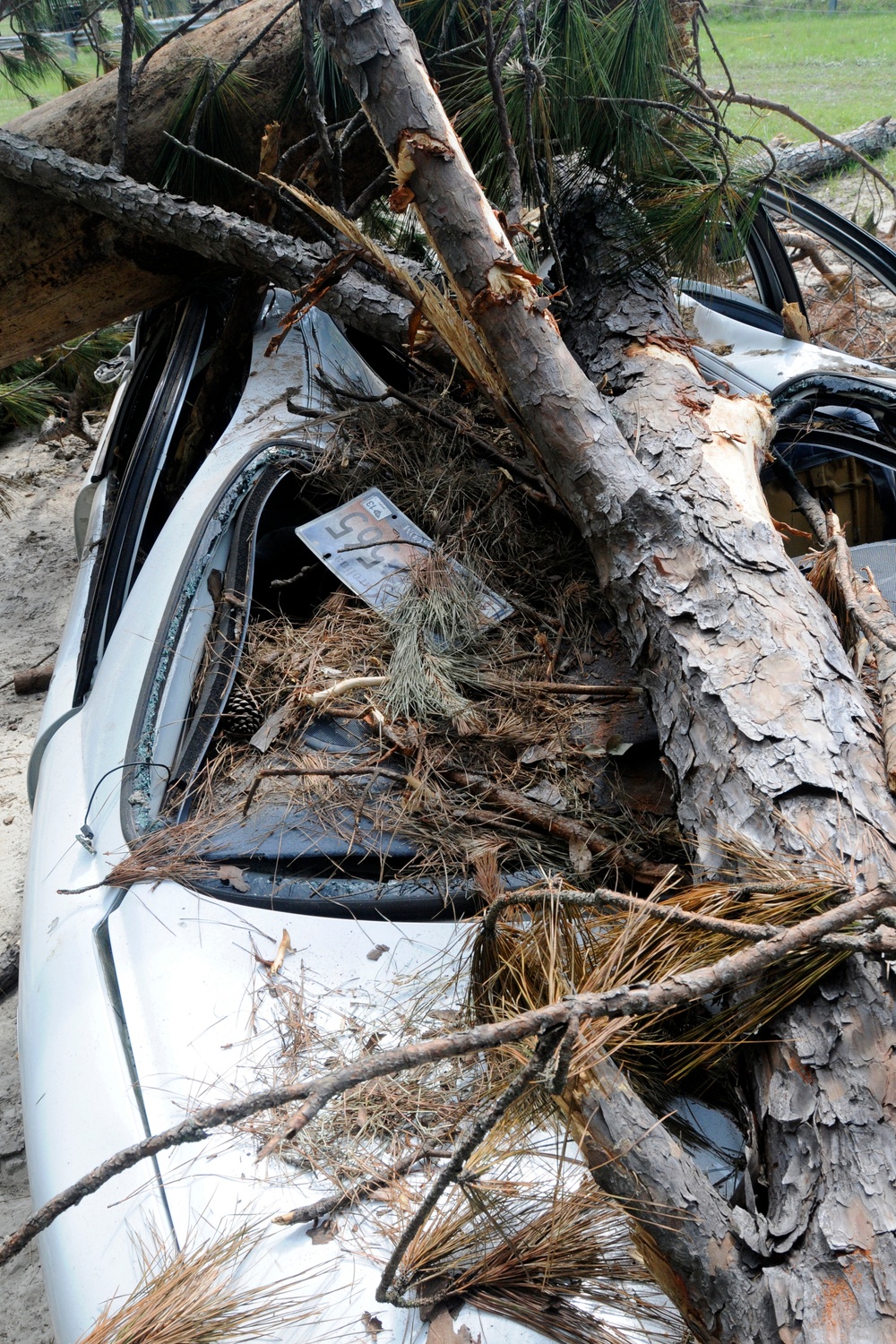 The 'Groundbreakers' clear heavy debris from the road in support of Ardent Sentry