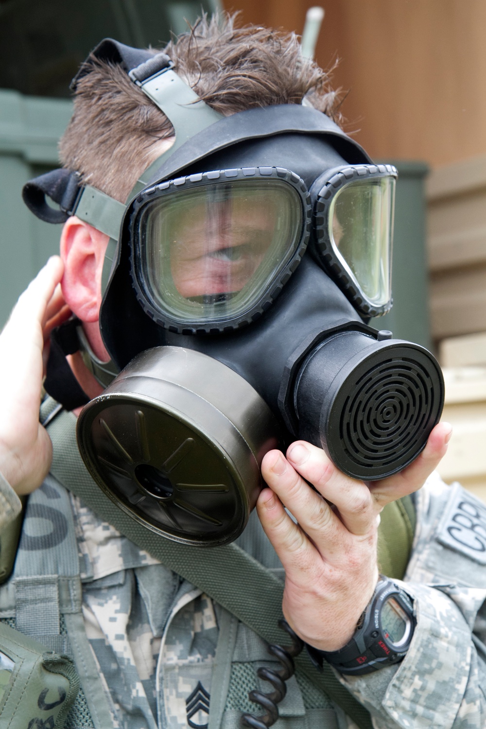 Chemical company conducts decontamination operations during Ardent Sentry