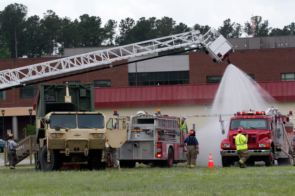 Chemical company conducts decontamination operations during Ardent Sentry