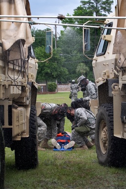 Chemical company conducts decontamination operations during Ardent Sentry