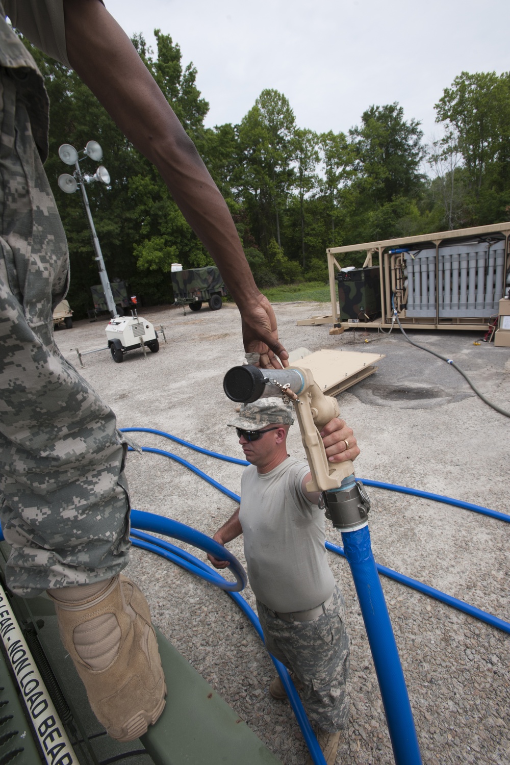 Ardent Sentry, 741st Quartermaster water purification in Barnwell SC