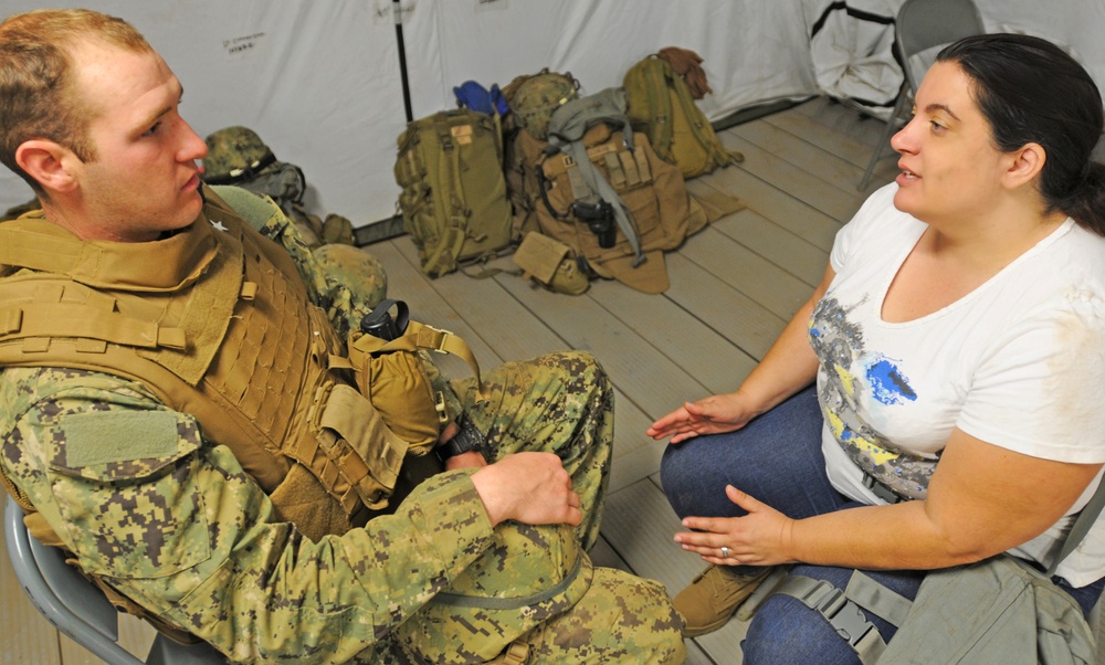 FTX 13 - NMCB 3 behavioral health professional Keeps Bees In Fight