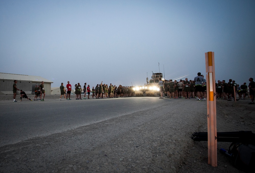 Marine Corps Historic Half Marathon, Camp Leatherneck, Afghanistan
