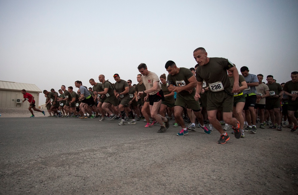Marine Corps Historic Half Marathon, Camp Leatherneck, Afghanistan