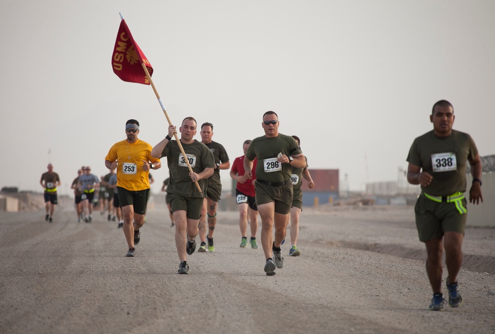 Marine Corps Historic Half Marathon, Camp Leatherneck, Afghanistan