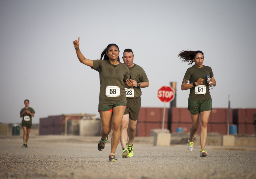 Marine Corps Historic Half Marathon, Camp Leatherneck, Afghanistan