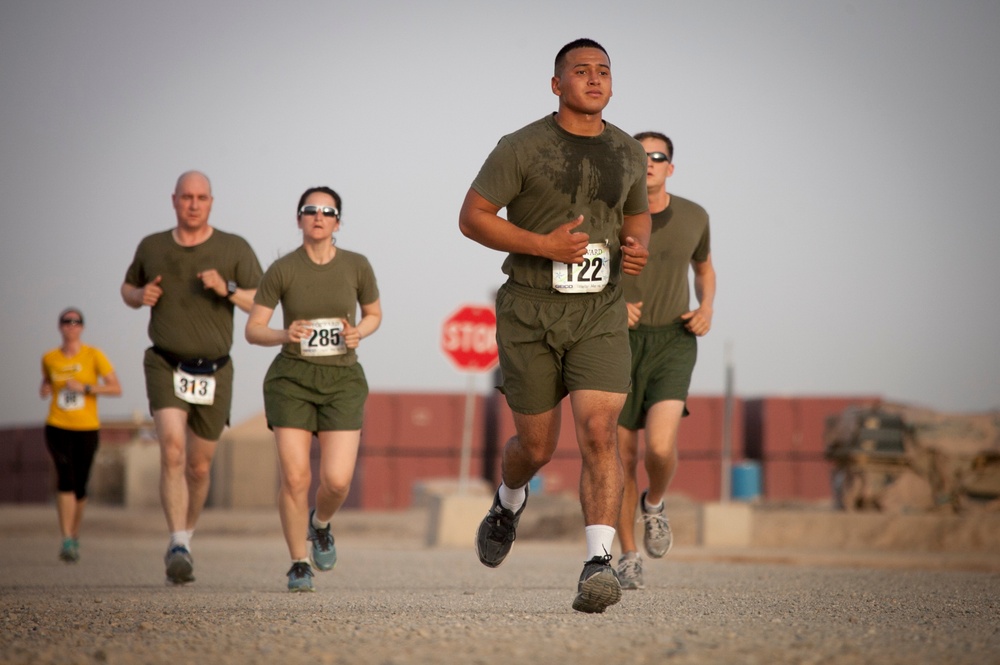 Marine Corps Historic Half Marathon, Camp Leatherneck, Afghanistan