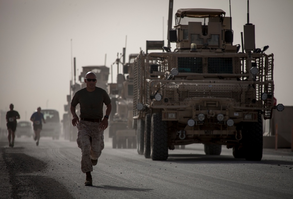 Marine Corps Historic Half Marathon, Camp Leatherneck, Afghanistan