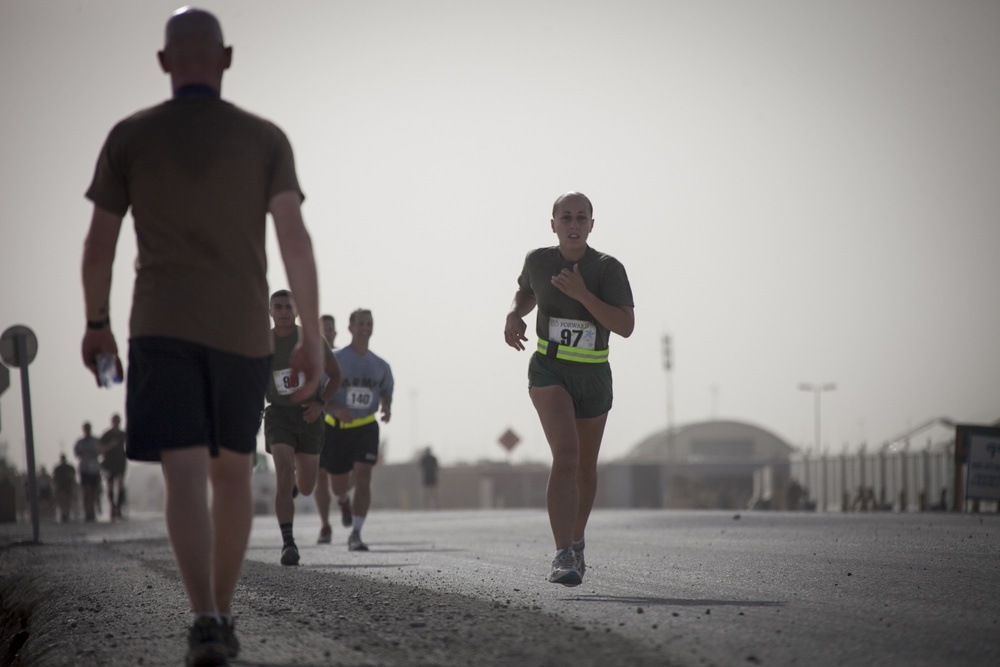 Marine Corps Historic Half Marathon, Camp Leatherneck, Afghanistan